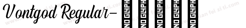 Vontgod Regular字体转换